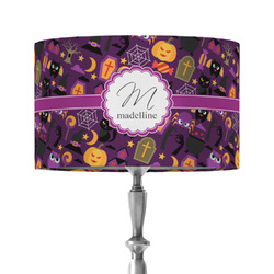 Halloween 12" Drum Lamp Shade - Fabric (Personalized)