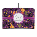 Halloween 12" Drum Pendant Lamp - Fabric (Personalized)