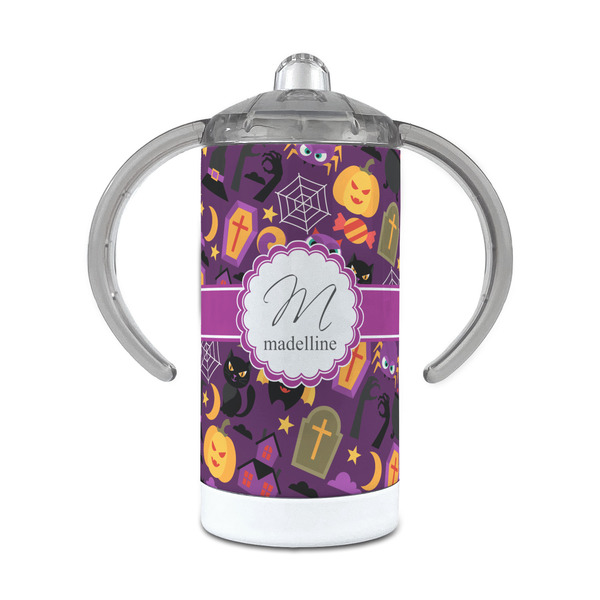 Custom Halloween 12 oz Stainless Steel Sippy Cup (Personalized)