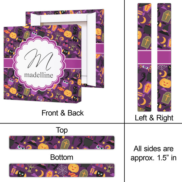 Halloween 12x12 - Canvas Print - Approval