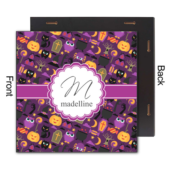 Halloween 12x12 Wood Print - Front & Back View
