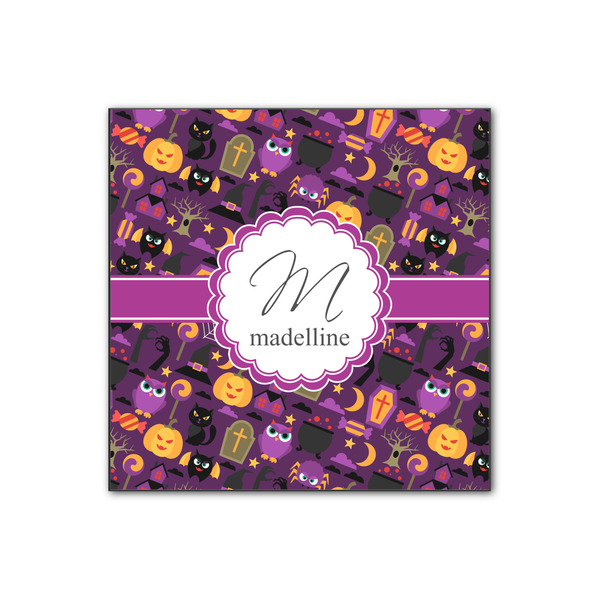 Custom Halloween Wood Print - 12x12 (Personalized)