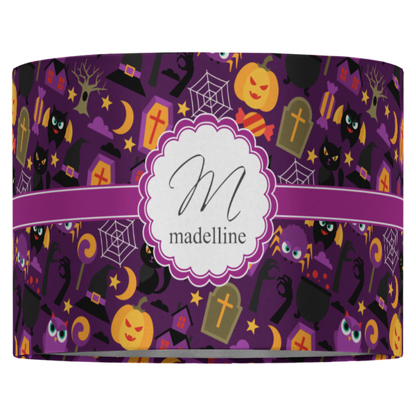 Halloween 16" Drum Lampshade - FRONT (Fabric)