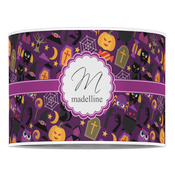 Halloween 16" Drum Lampshade - FRONT (Poly Film)