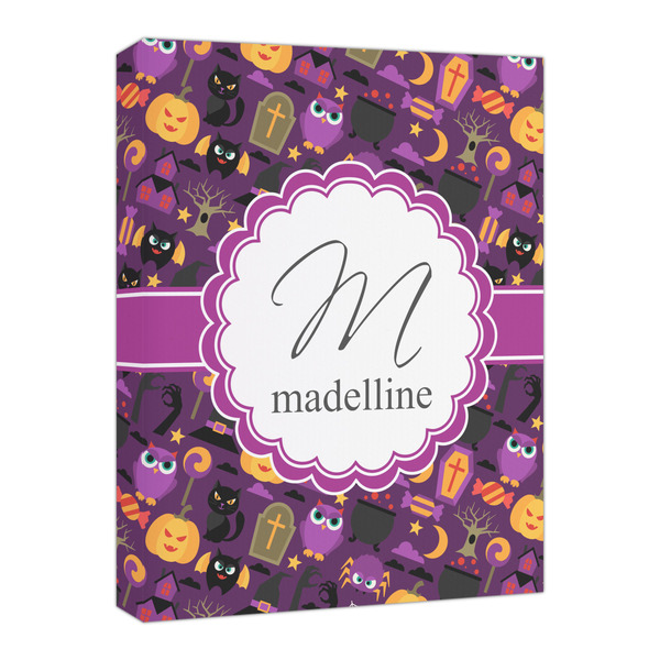 Custom Halloween Canvas Print - 16x20 (Personalized)