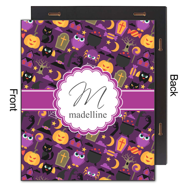 Halloween 20x24 Wood Print - Front & Back View