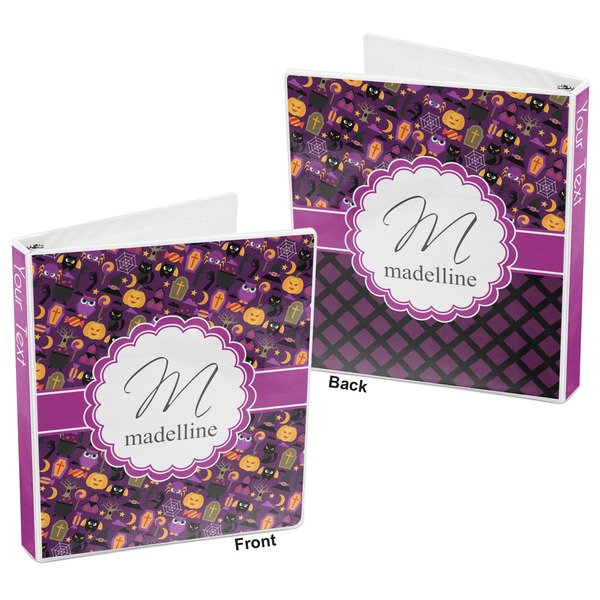 Halloween 3-Ring Binder Front and Back