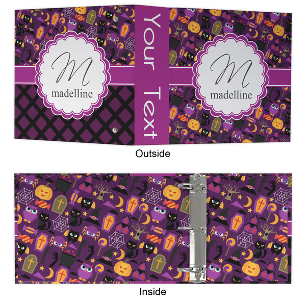 Halloween 3 Ring Binders - Full Wrap - 3" - APPROVAL
