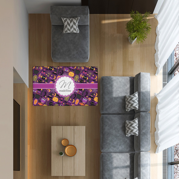Halloween 3'x5' Indoor Area Rugs - IN CONTEXT