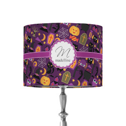 Halloween 8" Drum Lamp Shade - Fabric (Personalized)