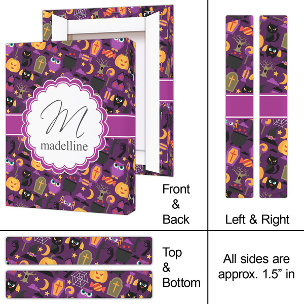 Halloween 8x10 - Canvas Print - Approval