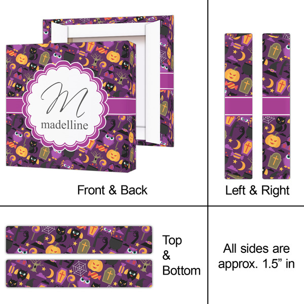 Halloween 8x8 - Canvas Print - Approval