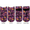 Halloween Adult Ankle Socks - Double Pair - Front and Back - Apvl