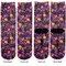 Halloween Adult Crew Socks - Double Pair - Front and Back - Apvl