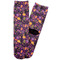 Halloween Adult Crew Socks - Single Pair - Front and Back