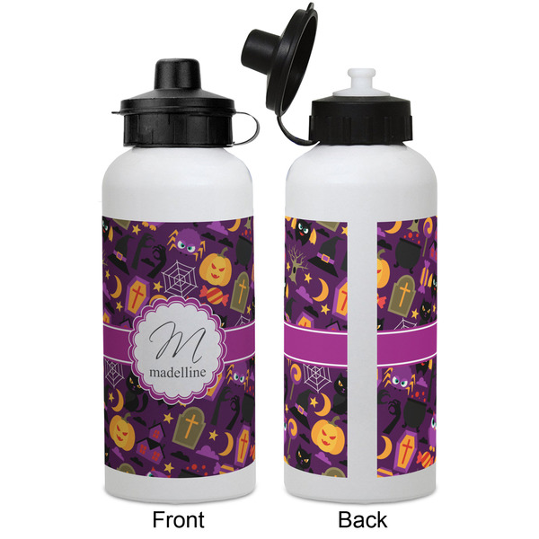 Halloween Aluminum Water Bottle - White APPROVAL