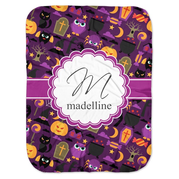 Custom Halloween Baby Swaddling Blanket (Personalized)