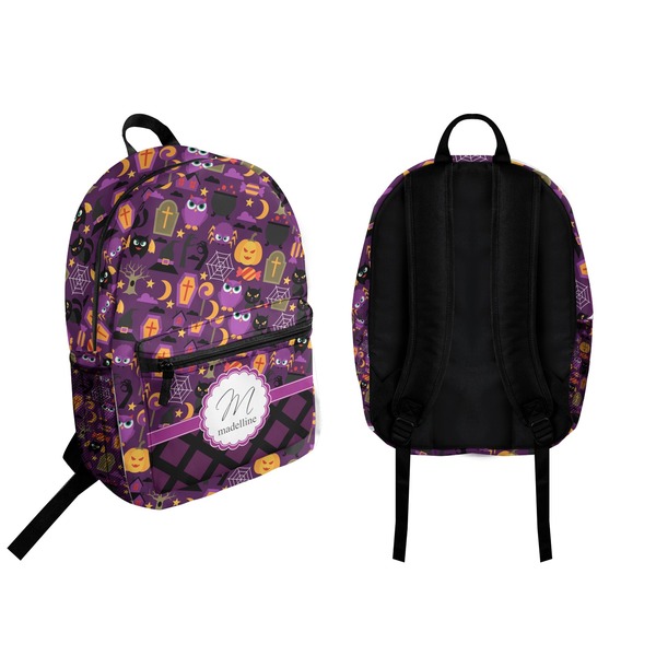 Halloween Backpack front and back - Apvl