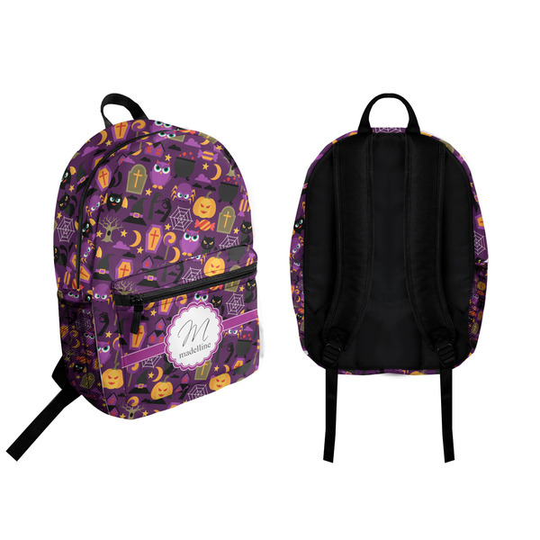 Halloween Backpack front and back - Apvl