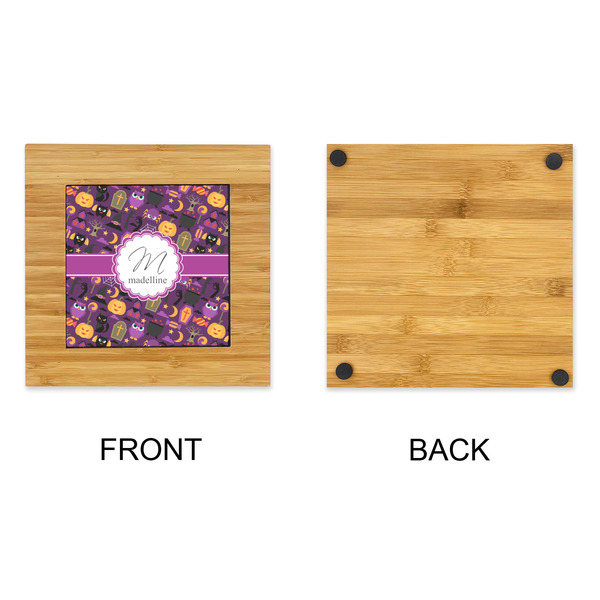 Halloween Bamboo Trivet with 6" Tile - APPROVAL