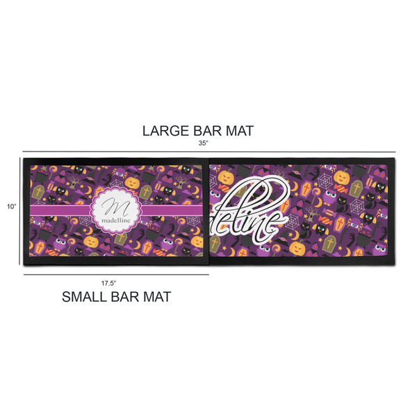Halloween Bar Mats - Sizing Chart
