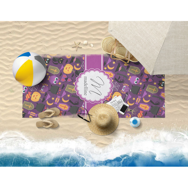 Halloween Beach Towel Lifestyle