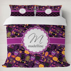 Halloween Duvet Cover Set - King (Personalized)