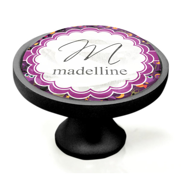 Halloween Black Custom Cabinet Knob (Side)