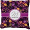 Halloween Faux-Linen Throw Pillow (Personalized)