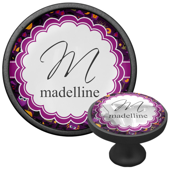 Halloween Cabinet Knob - Black - Multi Angle
