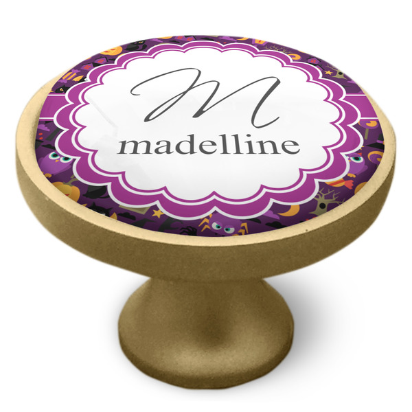 Halloween Cabinet Knob - Gold - Side