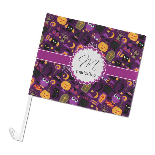 Custom Halloween Car Flag - Large (Personalized)