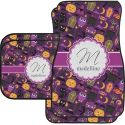 Halloween Car Floor Mats Set - 2 Front & 2 Back (Personalized)