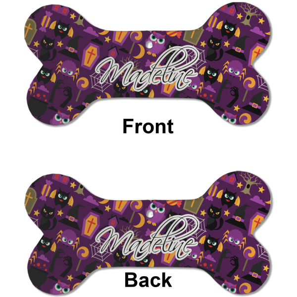 Halloween Ceramic Flat Ornament - Bone Front & Back (APPROVAL)