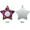Halloween Ceramic Flat Ornament - Star Front & Back (APPROVAL)