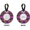 Halloween Circle Luggage Tag (Front + Back)