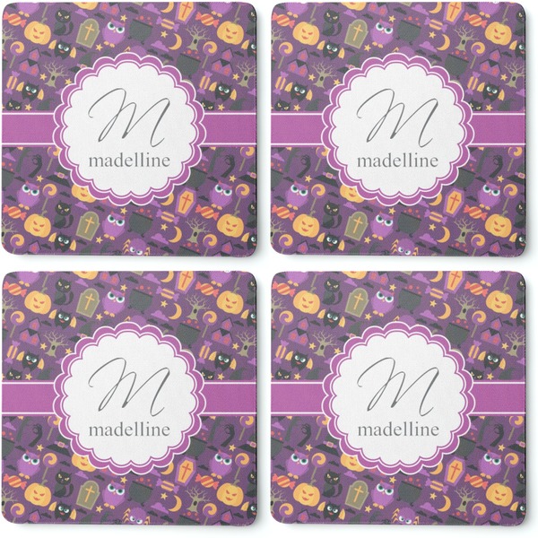 Halloween Coaster Rubber Back - Apvl