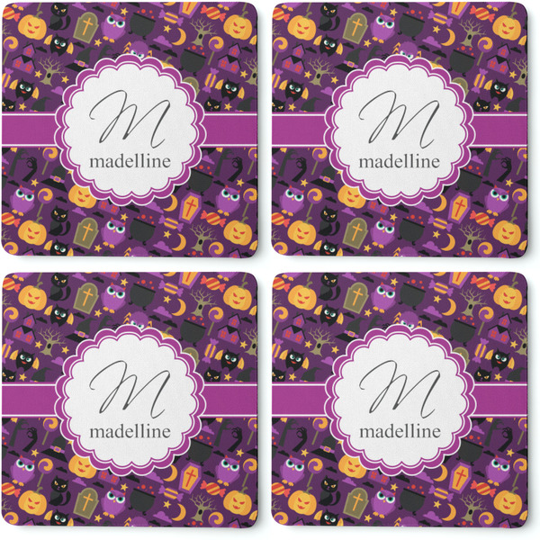 Halloween Coaster Rubber Back - Apvl