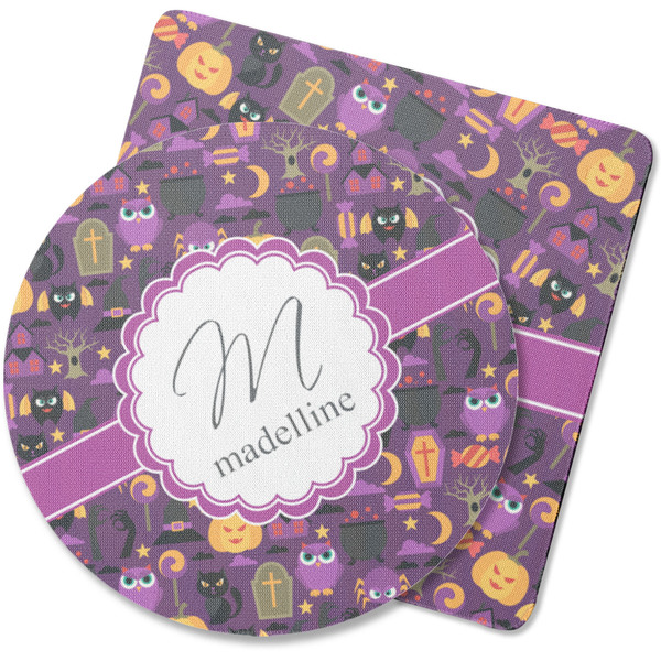 Custom Halloween Rubber Backed Coaster (Personalized)