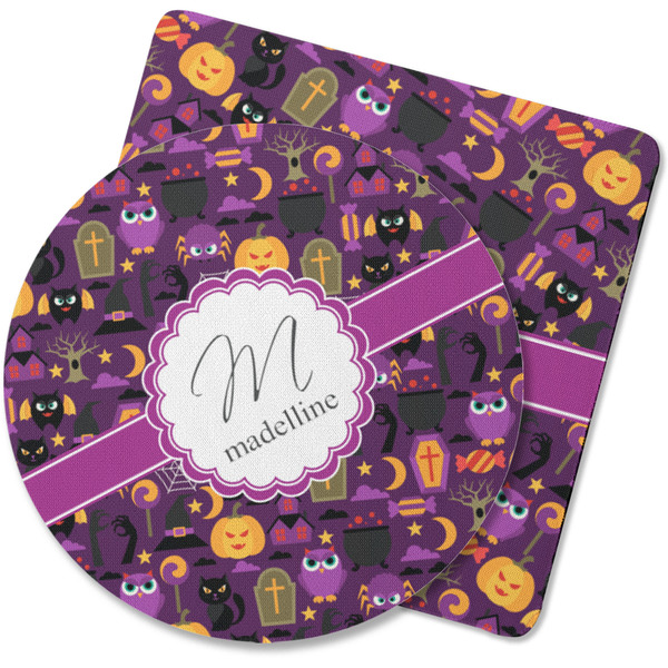 Custom Halloween Rubber Backed Coaster (Personalized)