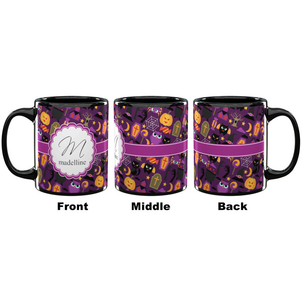 Halloween Coffee Mug - 11 oz - Black APPROVAL