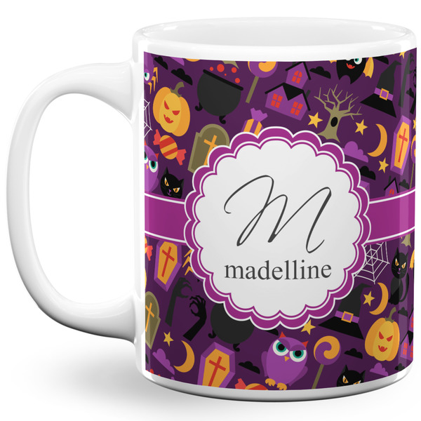 Custom Halloween 11 Oz Coffee Mug - White (Personalized)