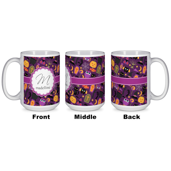 Halloween Coffee Mug - 15 oz - White APPROVAL