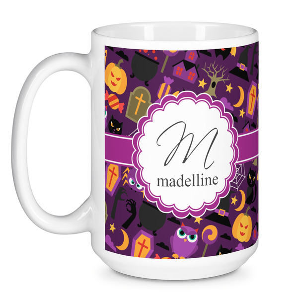 Halloween Coffee Mug - 15 oz - White