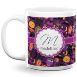 Halloween 20 Oz Coffee Mug - White (Personalized)
