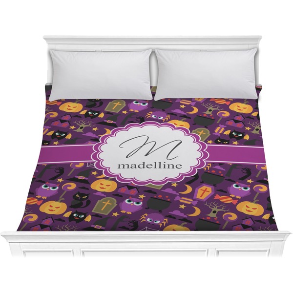 Custom Halloween Comforter - King (Personalized)