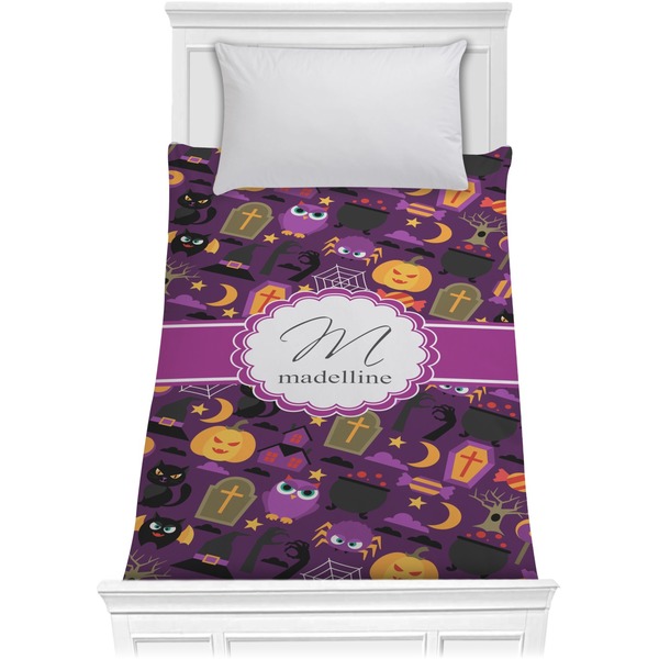 Custom Halloween Comforter - Twin (Personalized)