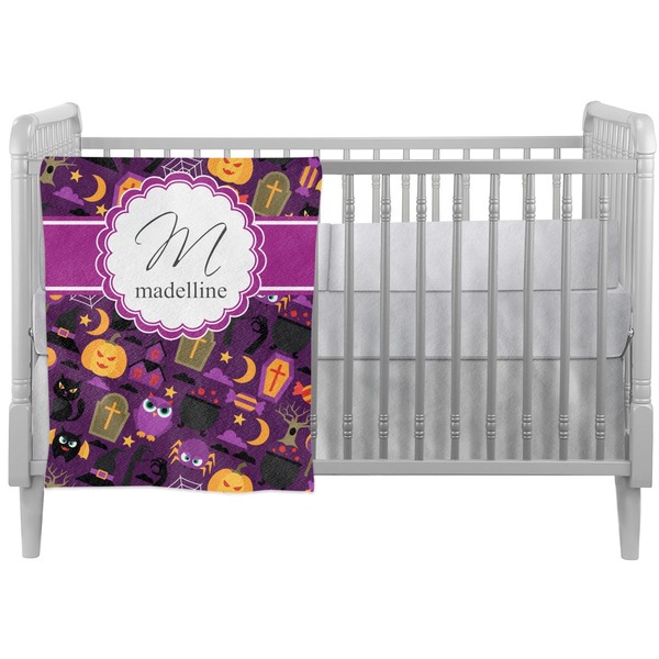 Custom Halloween Crib Comforter / Quilt (Personalized)