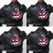 Halloween Custom Shape Iron On Patches - XXXL APPROVAL set of 4