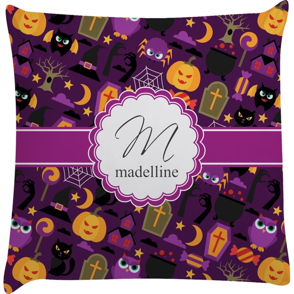 Custom Halloween Decorative Pillow Case (Personalized)